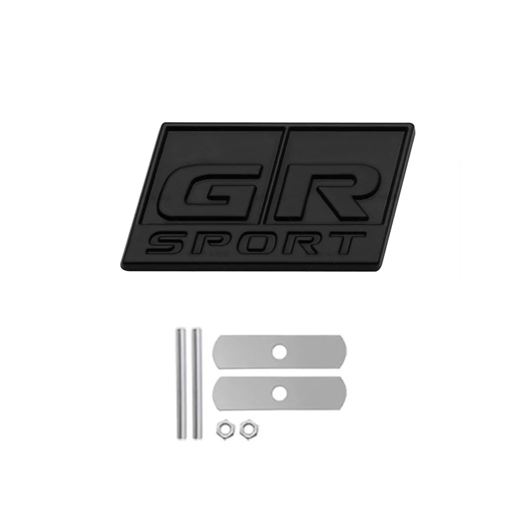 3D Metal Car Sticker Labeling Emblem Badge Decals For Toyota GR Sport C-HR RAV4 Corolla Yaris Camry Prado Prius Auto Accessories