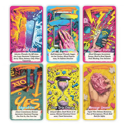Interpersonal Gossip 80-Card Starter Deck Intuitive Divination Cards For Love, Relationships, and Emotional Insight