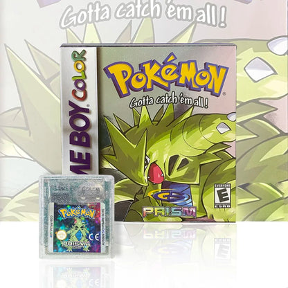 pokémon Prism USA ESP NOE Version RTC Flash Cart GBC Game Cartridge Video Game Rom Hack English Spanish German