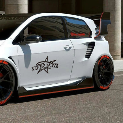 “NEVER 2 LATE, CHASE YOUR DREAM” DECAL, Creative & Fashion Decal with High Quality for Your Car a Unique Look!