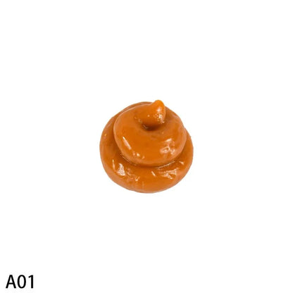 Creative prank BB toy simulation Baba soft rubber decompression poop pinching music prank April Fool's Day decompression