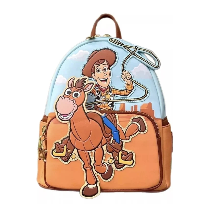 Loungefly Pixar Movie Series Toy Story/WALL-E/Monsters University Mini Backpack Coco Cosplay Backpack