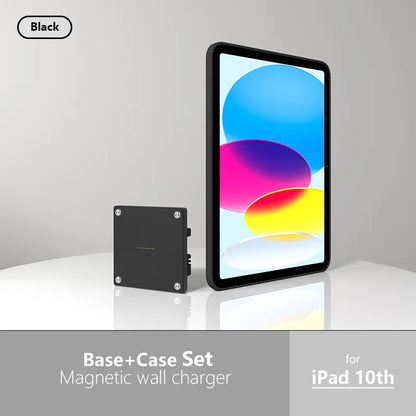 Zilvex POE Magnetic Wall Mount Charger for iPad Pro/Air/Mini 8.3-11-13in Base + Case Kit Smart Home Tablet stand POE Powered