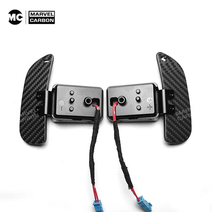 For BMW 1-4 series f20 f21 f30 f22 f80 g20 g30 g80 m3 m5 x3 x5 Magnetic Carbon Fiber Steering Wheel Paddle Shifter Extensions