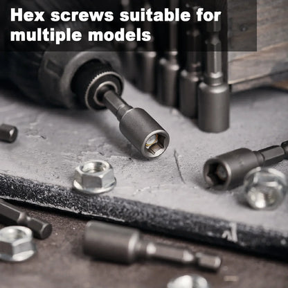 Flexible Extension Shaft Power Hand Tools Kit 3Pcs Electric Screw Driver Batch Head Set Hex Sockets Bits Usefull in Tight Corner