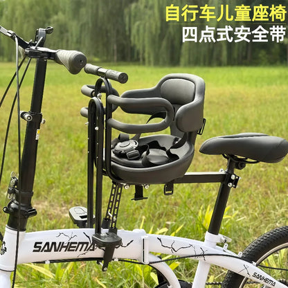Folding Bicycle Front Child Seat Mountain Bike Baby Seat