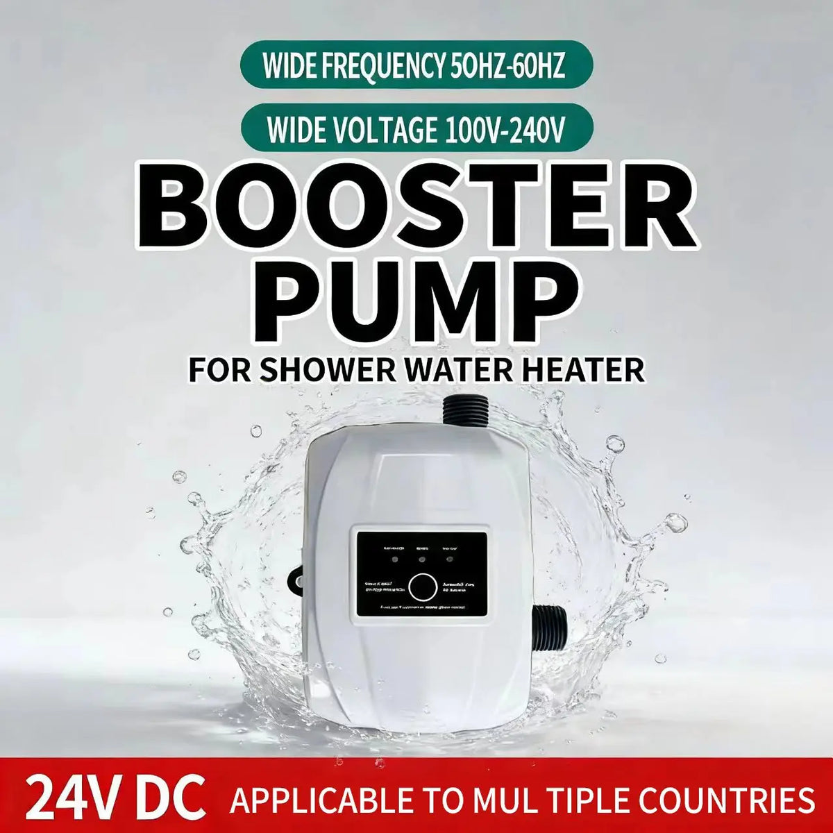 Shower Booster Pump Brushless Water Pump 13.5m 24v Automatic Pressure Controller Home Boost Water Heater