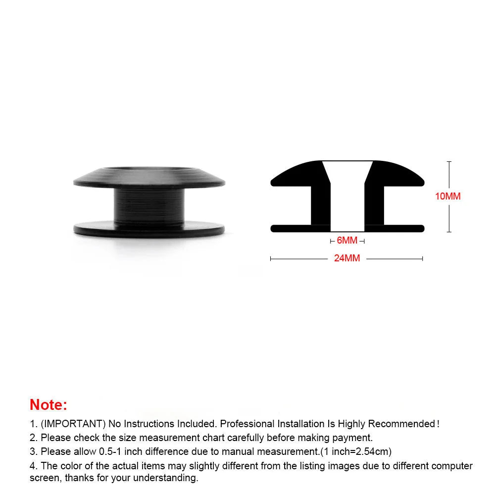 Aluminum JDM Quick Release Fasteners Bumper For Car Trunk Fender Hatch Lids Kit