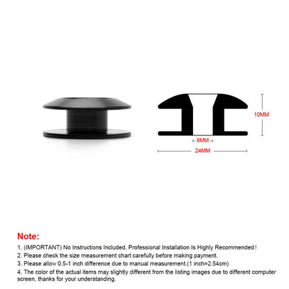 Aluminum JDM Quick Release Fasteners Bumper For Car Trunk Fender Hatch Lids Kit