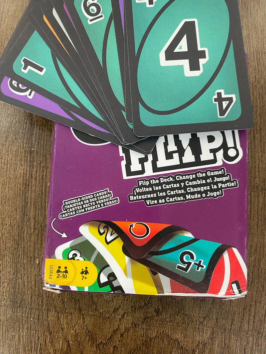FLIP! Board Games Cards Table Game Matching Card Game Multiplayer Family Party Boardgame Funny Friends Entertainment Poker