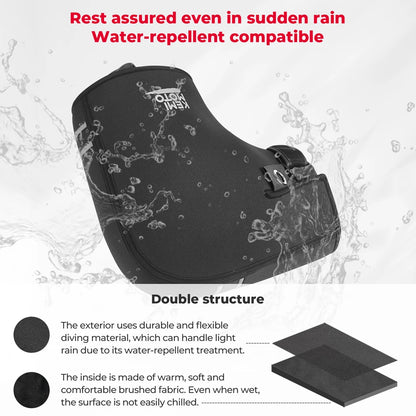 KEMITOUR Motorcycle Handlebar Gloves Scooter Hand Bar Winter Gloves Windproof Waterproof Washable For ATV Snowmobile