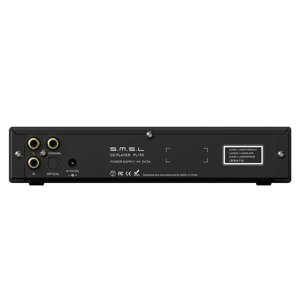 SMSL PL150 Audiophile CD Player CS43198 Source Digital 4.4mm 3.5mm Headphone Jack RCA Optical Coaxial With Remote Control