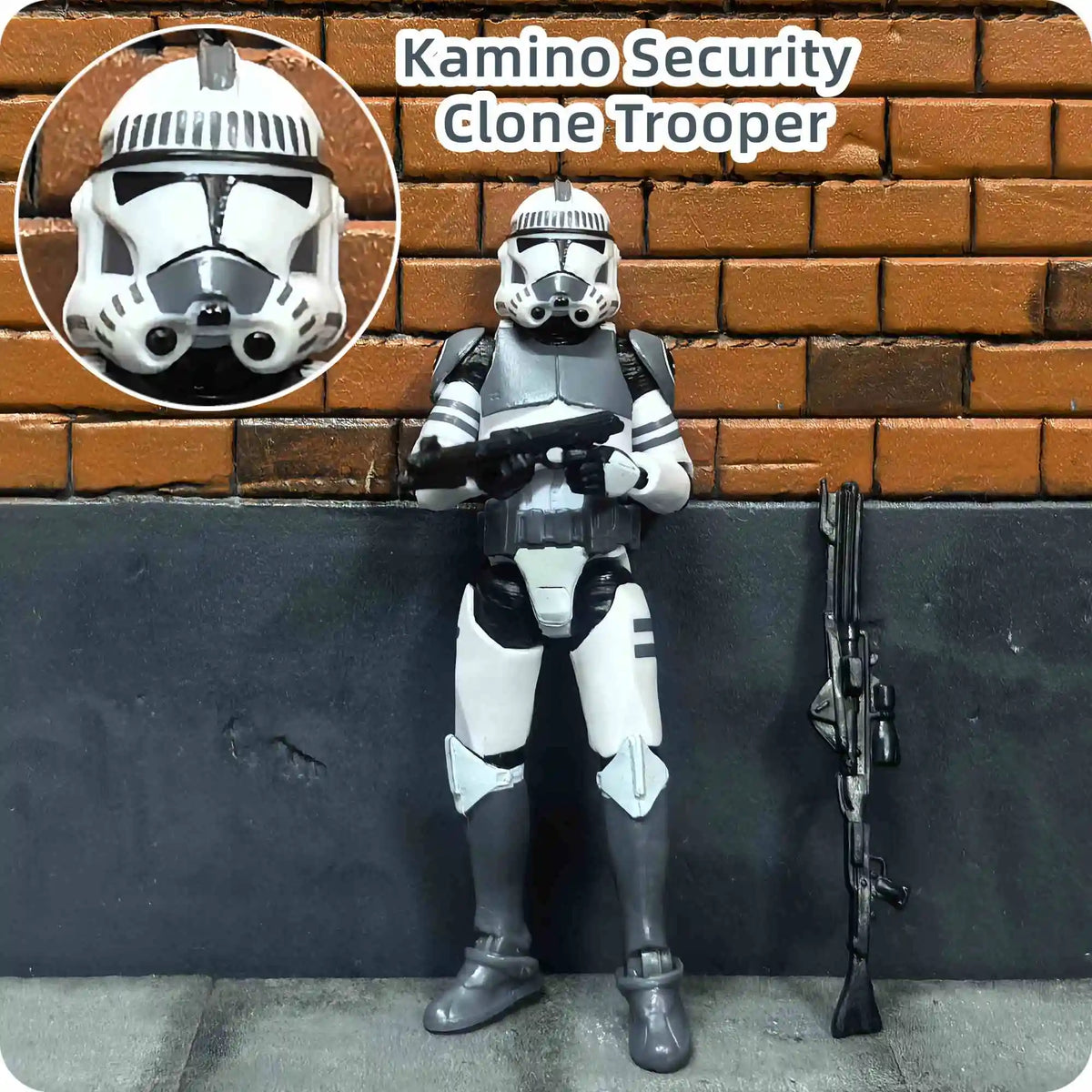 Star Wars 3.75 Inch Trooper 1/18 Shock Coruscant Guard Kamino Clone Sergeant Hound Fox Action Figure Toys Model Loose