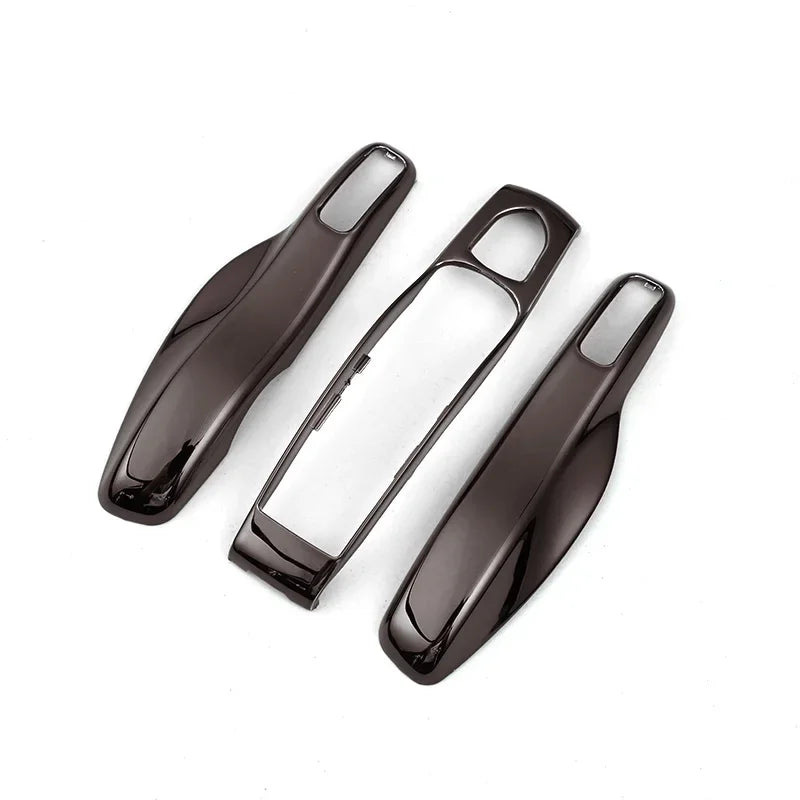 Car Smart Remote Key Case Fob Covers Set Shell For Porsche Panamera Spyder Carrera Macan Boxster Cayman Cayenne 911 970 981 991