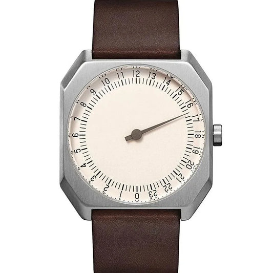 SKU Men's Watches Retro Quartz Swiss Movement 24H Design Vintage Slow Watches for Man Luxury Brands Men High Quality Rare Watch