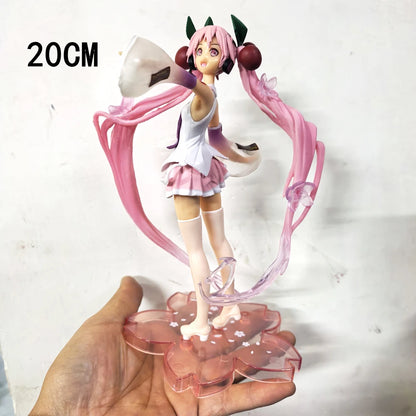 Anime Figure Wedding Dress Action Figures Kawaii Swimsuit Vocaloid PVC Collectible Model Toys Girl Gift