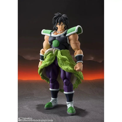 Reissue Bandai S.H.Figuarts BROLY -SUPER- Action Figures Dragon Ball Super Saiyan Anime Figure Plastic Toys Free Gift
