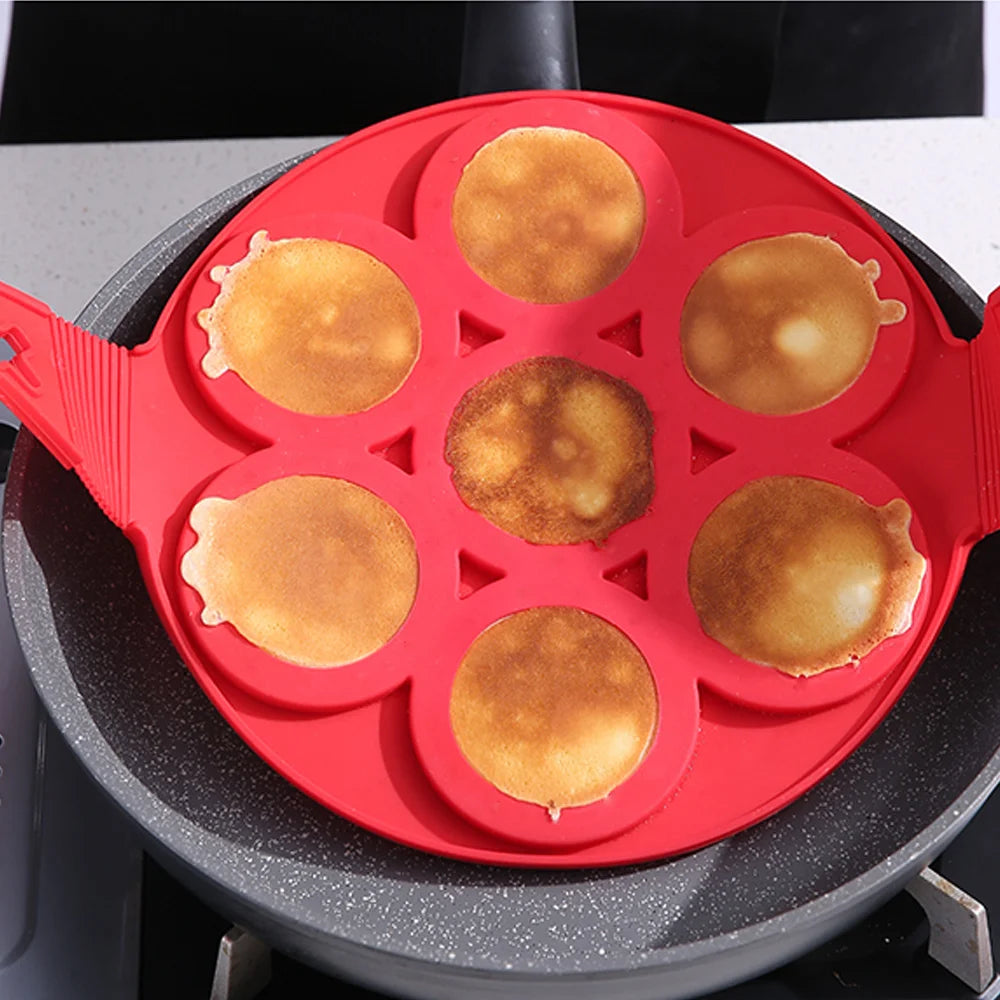 Silicone Egg Pancake Ring Nonstick Pancake Maker Mold Silicone Egg Cooker fried Shaper Omelet Moulds Kitchen Baking Accessories