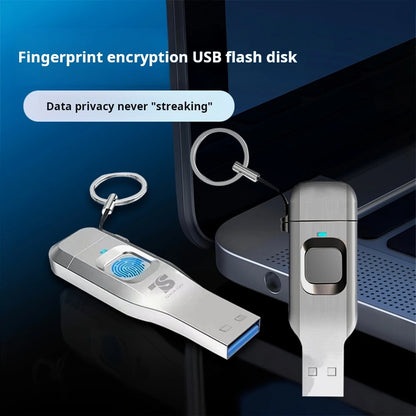 Fingerprint encrypted USB flash drive storage portable memory High-Speed memory stick Thumb drive external hard drive disk