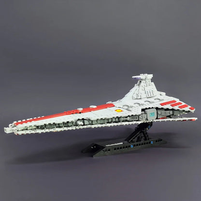 67106 High-tech Moc JIESTAR Venator Attack Cruiser Fighter Destroyer Brick Model Building Star Blocks Space Ship Toys