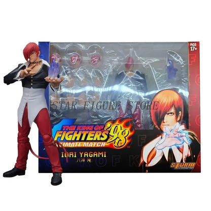 19cm The King of Fighters Kyo Kusanagi Action Figure Storm Toys KOF '98UM Iori Yagami Figurine PVC Model Movable Figures Gifts