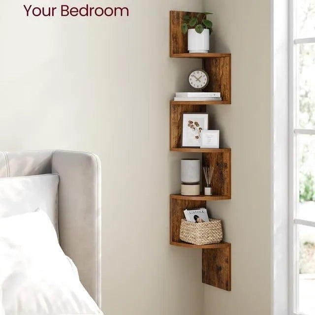 Wall-mounted Multi-layer Floating Shelf, Storage Display Rack for Home, Bedroom, Living Room, Office