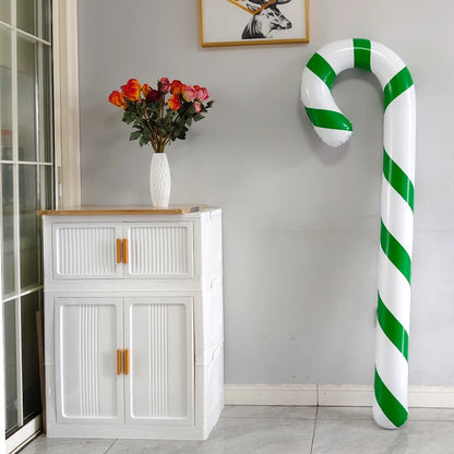 Giant Banana Decoration Inflatable Christmas Canes Lollipop Balloon for Home Party Ornaments Bar Atmosphere Props