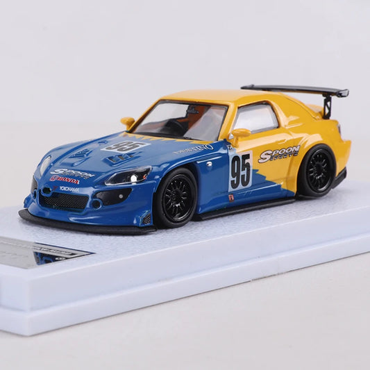 MJ 1:64 S2000 ap1 Spoon Painting Resin Model Car Limited Edition399