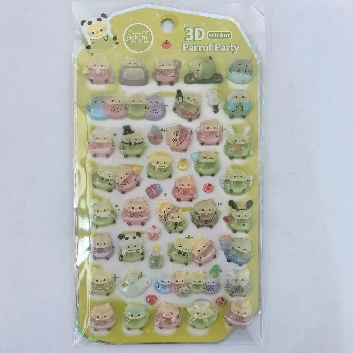 NEKONI 3D Animals Penguin Seal World Relief Stickers Scrapbooking DIY Journaling Stationery Diary Cute Stickers School Supply