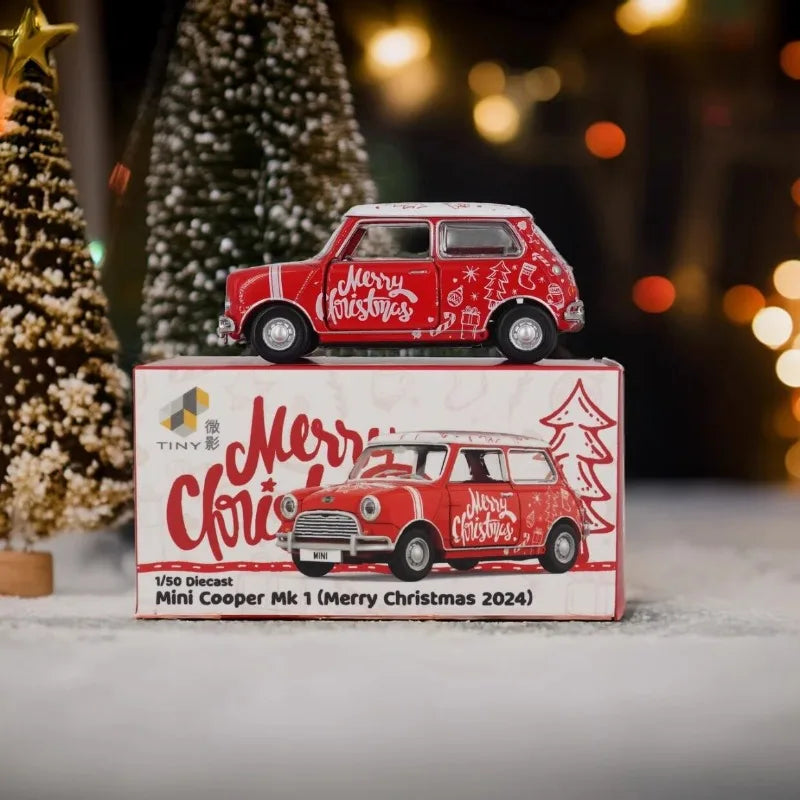 TINY 1:50 Mini Cooper Series Die cast alloy car model Adult collectible ornaments