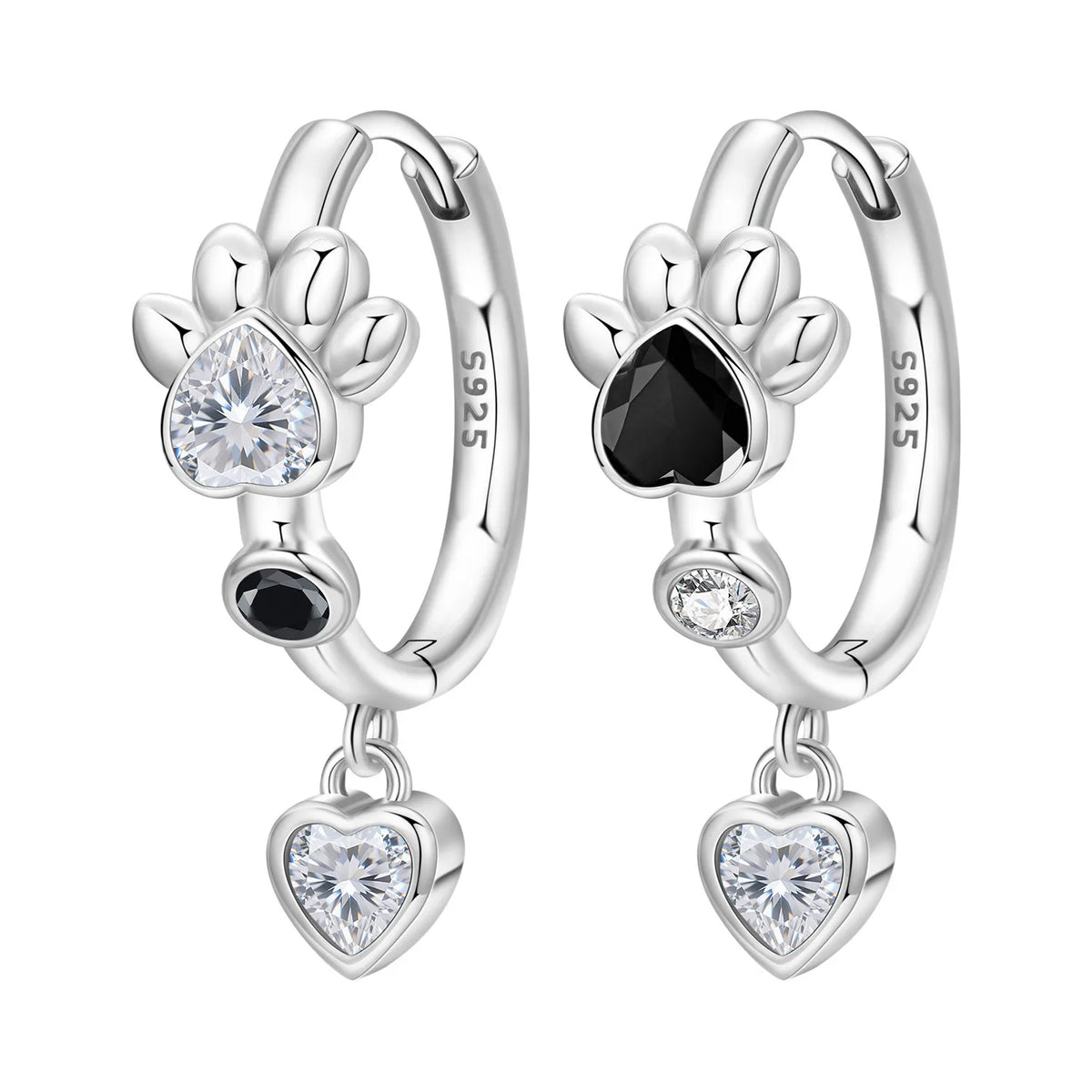 Orstarry 925 Sterling Silver Asymmetric Design Earring Key Lock Earrings Drop Earrings For Women Party Gifts Trendy Jewelry