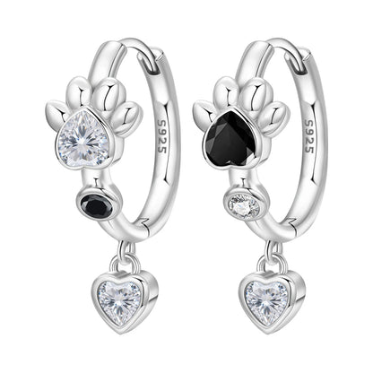 Orstarry 925 Sterling Silver Asymmetric Design Earring Key Lock Earrings Drop Earrings For Women Party Gifts Trendy Jewelry