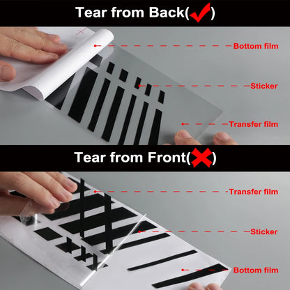 12x7cm Hand Heart Car Sticker Window Glass Body Bumper Decorative Love Gestures Vinyl Film Decor Decal Auto Tuning Accessories