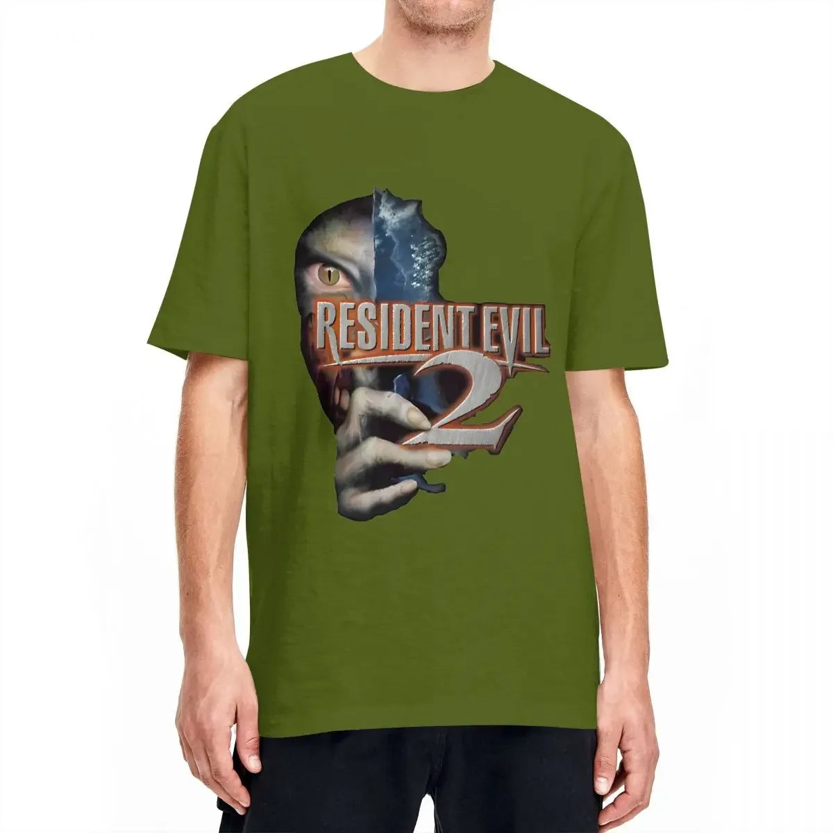 RESIDENTs EVILs 2 T-Shirt Man Classic Poster Streetwear 100% Cotton T Shirts Summer Breathable Harajuku Tee Shirt Oversize Tops