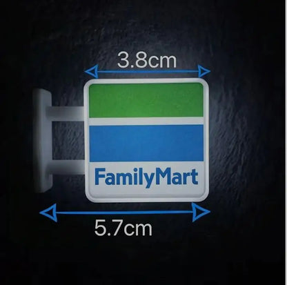 Magnetic Family Mart Hand Touch LED Refrigerator Sticker Lawson Convenience Store Luminous USB Fridge Stickers Home Decoration