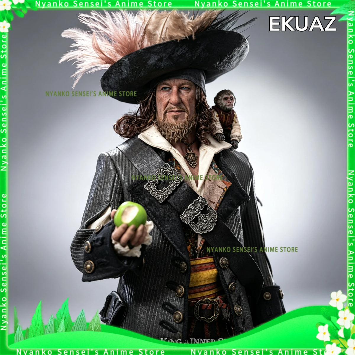 In Stock EKUAZ STUDIO Captain Barbossa EKS012 Pirates of The Caribbean Action Figure Anime Model Trendy Toy Doll Collectibles