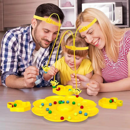 Bumble Bee Magnetic Toy Funny Family Board Games Montessori Interactive Fishing Sorting Game for Kids and Adults  2‑4 Player