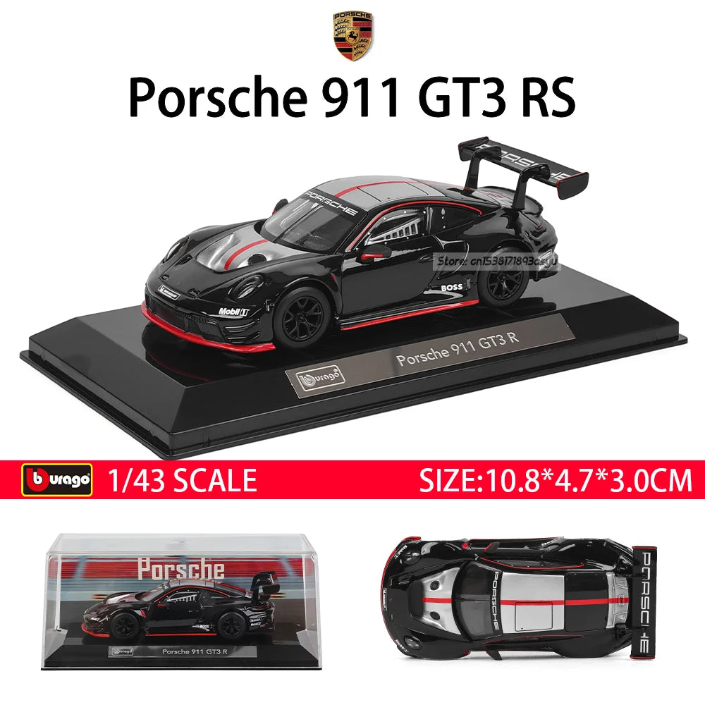 Bburago 1:43 WRC Toyota GR Yaris Rally1 Hybrid Rovanpera #69 Ogier #17 Alloy Luxury Vehicle Diecast Pull Back Cars Model Toy