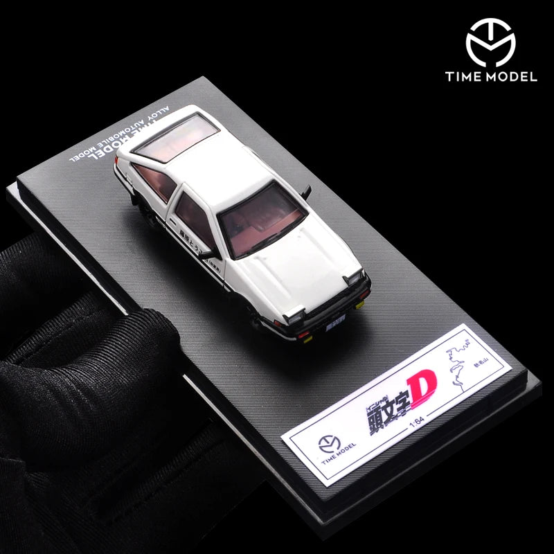 Model Car Shop 1/64 Toyota AE86 Model Car Mazda RX-7 Play Vehicles Initial D Sand Table Scene Figure Toys for Boys Gift