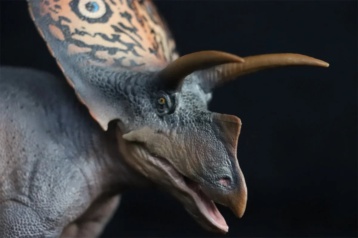 PNSO Aubrey the Torosaurus & the Suborder Ceratopsia Figure Dinosaur Museum Model Collector Animal Scientific Art Exhibition