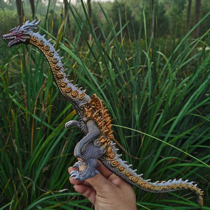 2022 New Anime Ultraman Monster Godzilla large Giga Khimaira Soft Glue DX King Galactron Action Figure Toy  Gifts