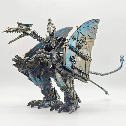 BAIWEI Robot Strafe Transformation Toy Swoop TW1104 Wing Dragon TW-1104 Steel Whip Dinosaur Deformation Figure Model Dinobot