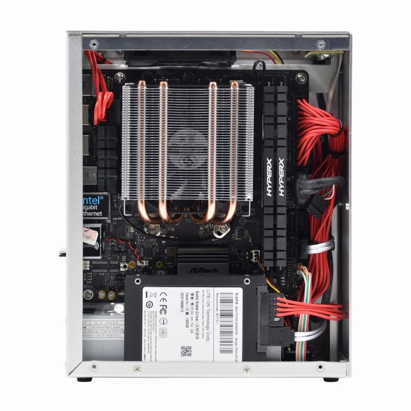 METALFISH S3 MINI-ITX Case All Aluminum Computer Mini Small Chassis Support Flex PSU/195mm GPU