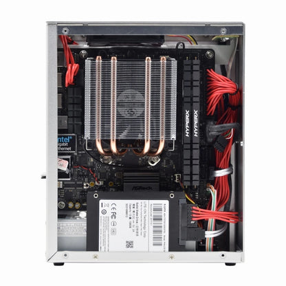METALFISH S3 MINI-ITX Case All Aluminum Computer Mini Small Chassis Support Flex PSU/195mm GPU