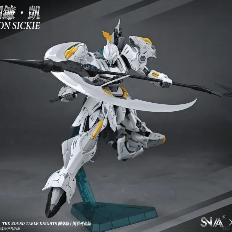 SNAA The Round Table Knights Iron Sickie Kai Shield Knight Articulated Assembled Model In Stock Ornament For Adult Collectors
