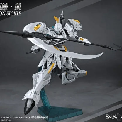 SNAA The Round Table Knights Iron Sickie Kai Shield Knight Articulated Assembled Model In Stock Ornament For Adult Collectors