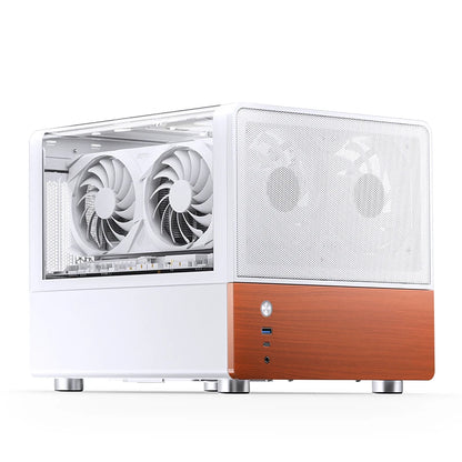 JONSBO V12 MATX Desktop Case Seaview Room Type-c Interface ATX Power Supply Mini Side Transparent Computer Case