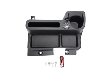 Car Center Console Storage Box Cup Holder Organizer Tray with USB for Toyota Land Cruiser LC70 71 75 76 79 2009-2020 Accessories