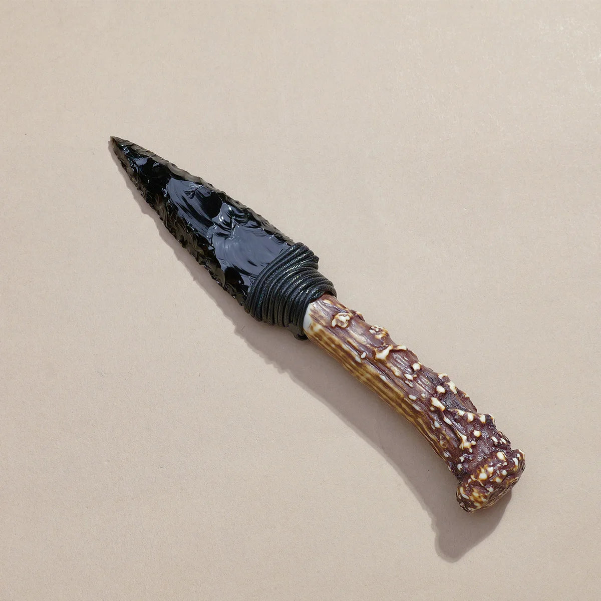 1PC Crystal Obsidian model | Natural Stone Model Knife | Polished Unbladed Craft | Crystal Decorative Art Not a real