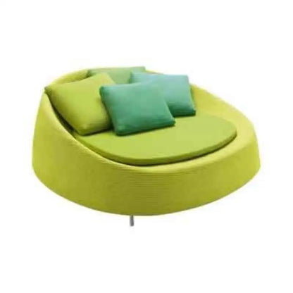 ！@Nordic Luxury Modern Fabric Rattan Furniture Set Creative Lazy Chair Outdoor Courtyard Living Room Hotel